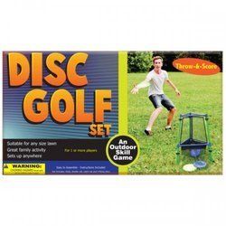 Throw-&amp;-score Disc Golf Set