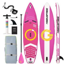 Inflatable Stand Up Paddle Board with Premium iSUP Bundle Accessory Pack, Durable, Lightweight with Stable Wide Stance - SUP for All Skill Levels