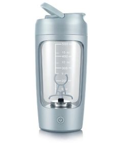 Electric Stirring Automatic Household Portable Coffee Cup (Option: Blue Without Powder Box-601 700ml)