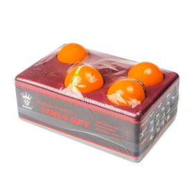 Fascia Ball Eva Set Deep Muscle Relaxation Shoulder Cervical Back Massage Stretching Tool Yoga Brick (Color: Orange)