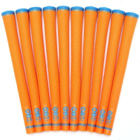 Golf Grips 5 Colors Rubber Club Grips F (Color: Orange)