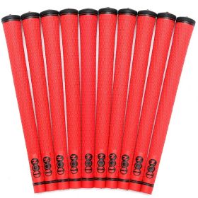 Golf Grips 5 Colors Rubber Club Grips F (Color: Red)