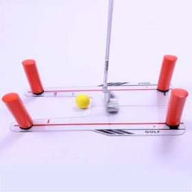 Putting Practice Mirror, Putting Practice Device,  Accessories, Supplies (Color: Red)