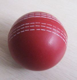 PU Pressure Foam Cricket Vent Ball Toy (Color: Red)