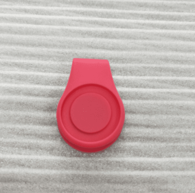 Silicone Golf Hat Clip Ball Marker Holder (Option: Rose red-Q10pcs)