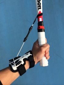 Tennis fixed wrist trainer Wrist fixed trainer (Color: Black)