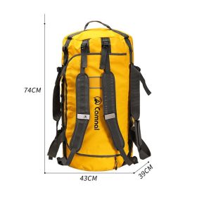 Outdoor Mountaineering Rescue Adventure Storage Backpack (Color: Yellow)