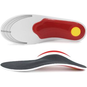 Hard But Helpful EVA Arch Support Orthotic Insoles; Multi-functional Cuttable Breathable Shoe Pad Mat For Pain Relief ( Buy A Size Up ) (size: S)