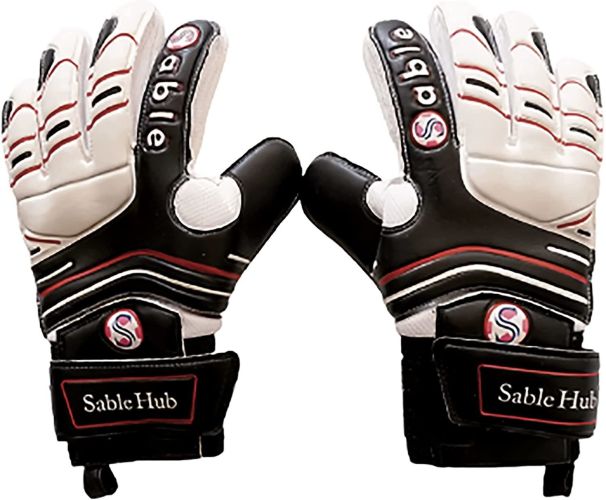 Sable Hub Goalkeeper Glove Cotton Material Football Gloves Protection | Super Grip Palms | Comfortable for Kids, Children & Adults
