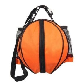 One-shoulder And Two-shoulder Training Exercise Basketball Bag (Option: Orange Shoulders-9L)