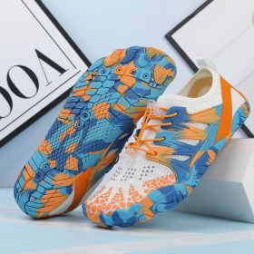 Men's And Women's Quick-drying Wading Outdoor Beach Shoes (Option: Y313 Blue-46)