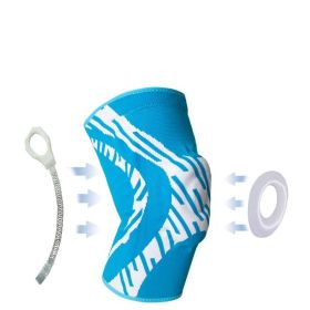 Pressurized Basketball Sports Kneecaps Men (Option: S-Blue)