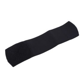 Football Shin Guard Magic Tape Belt (Option: Black-250x65mm)