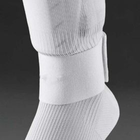 Football Shin Guard Magic Tape Belt (Option: White-250x65mm)