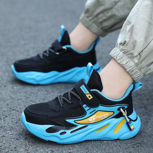 Child And Teen Boys Autumn And Winter Breathable Non-slip Platform Sports Running Shoes