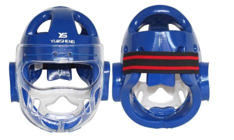 Karate Helmet Protective Equipment (Option: Blue XL)